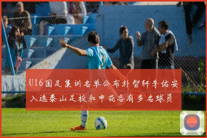 U16国足集训名单公布朴智轩李佑安入选泰山足校和申花各有多名球员参与